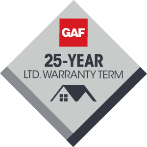 25 Year Limited Warranty logo.