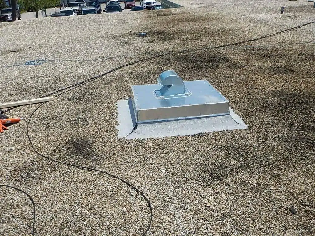 After photo of a vent replacement.